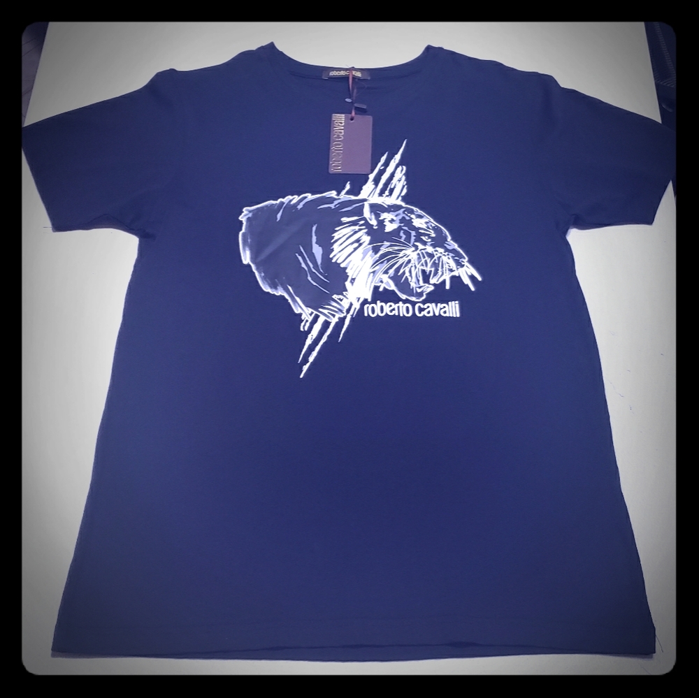 Roberto Cavalli Tiger Graphic Tee T-Shirt